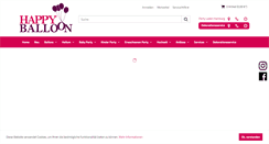 Desktop Screenshot of happyballoon.de